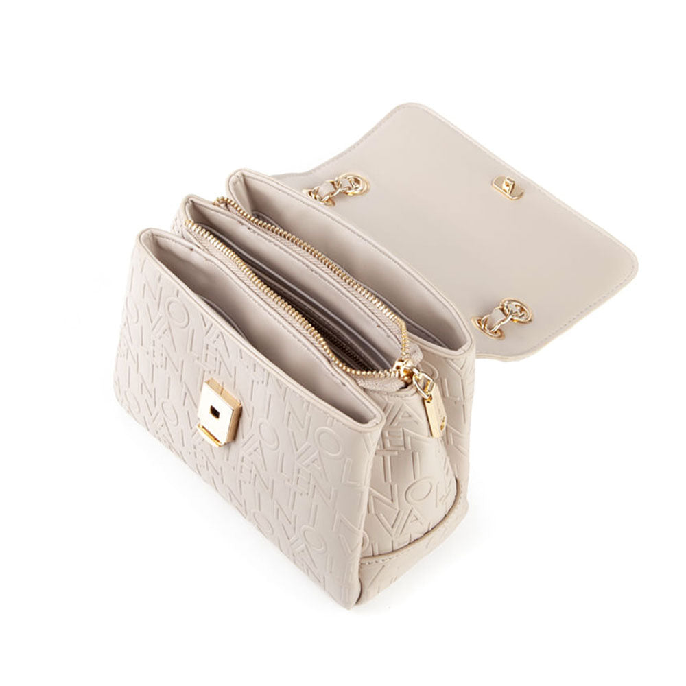 Borsa Donna a Spalla Piccola VALENTINO BAGS linea Relax Colore Beige