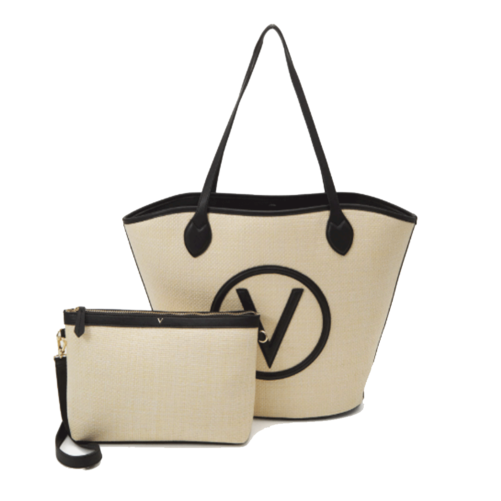 VALENTINO BAGS Covent Linie
Damen Schultertasche in Naturfarbe - Schwarz