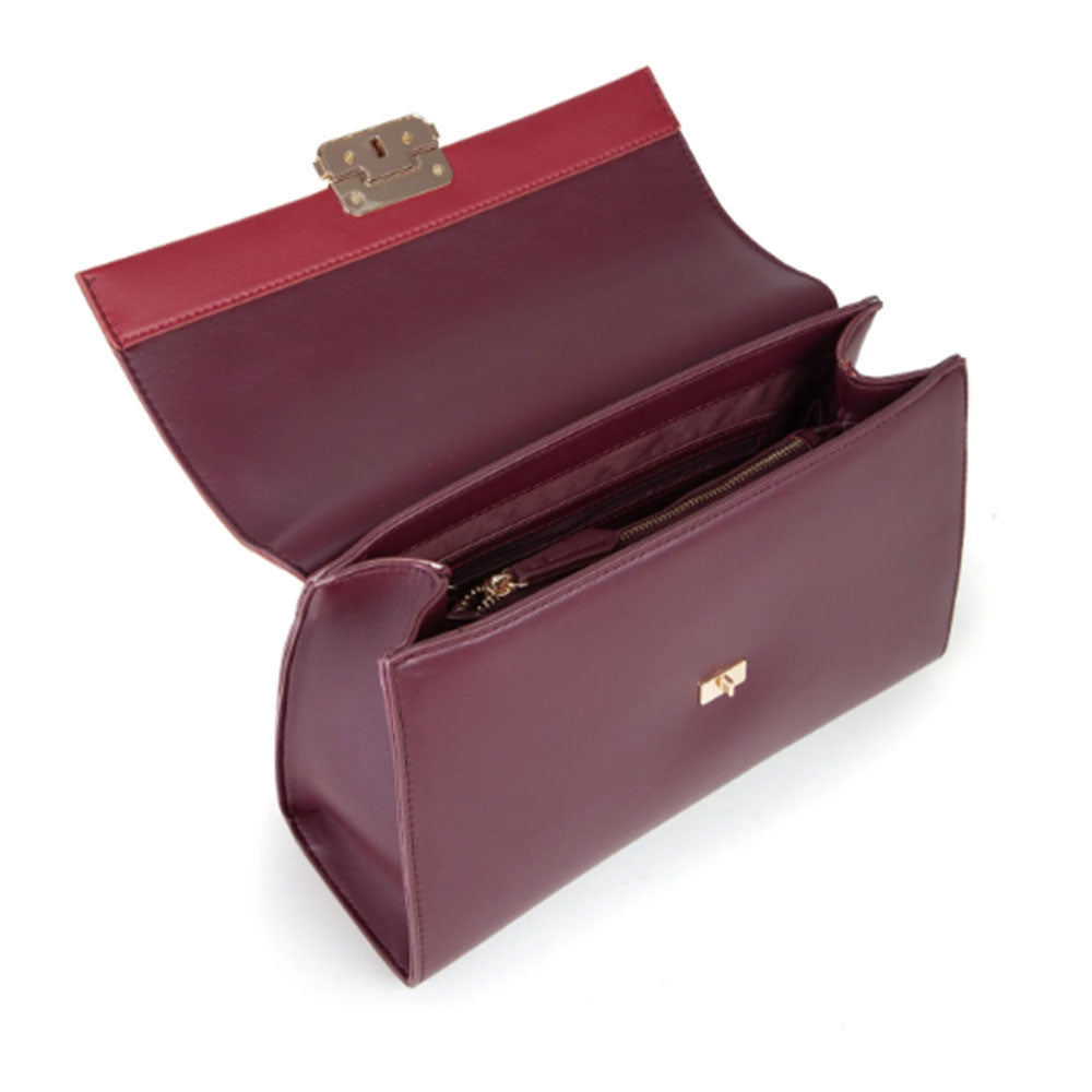 VALENTINO BAGS Alpheus Linie
Damenhandtasche in Weinfarbe - Dunkelrot