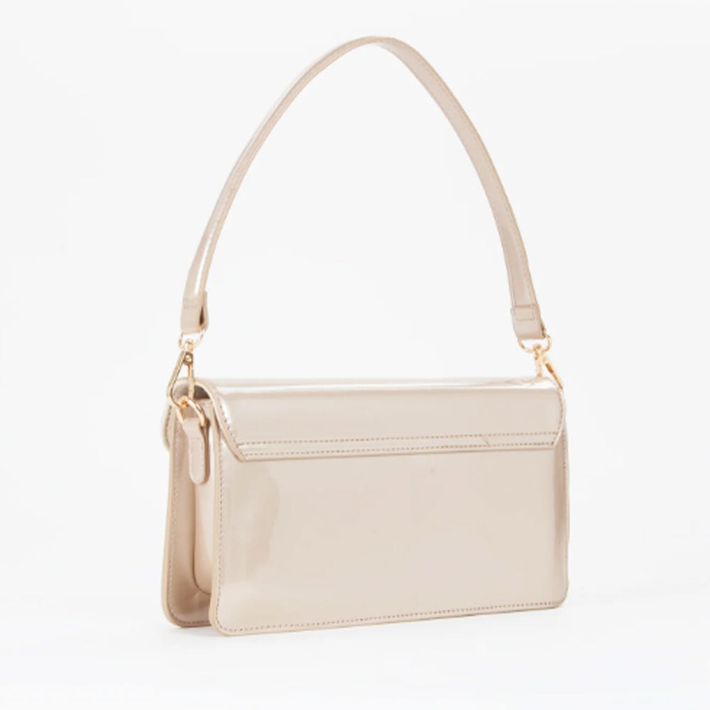 VALENTINO BAGS Damen-Umhängetasche, Geranium-Linie, Farbe Hellgold, Größe L