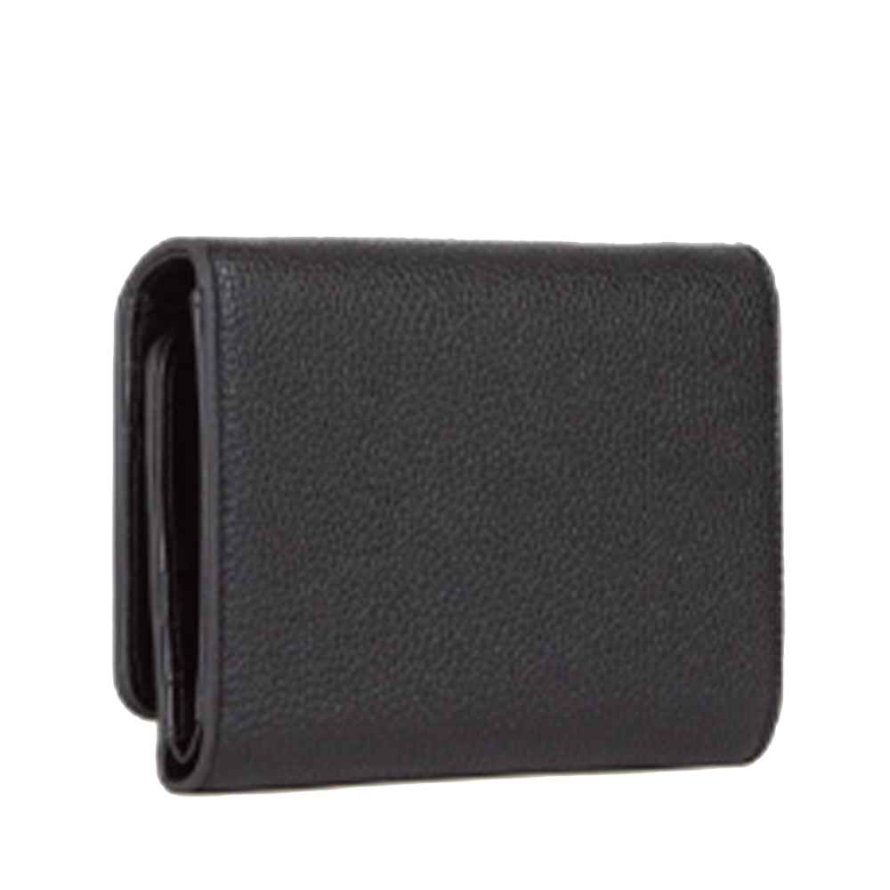 Portafoglio Donna Piccolo VALENTINO BAGS Chiuso con Bottone Linea Rised Re Colore Nero