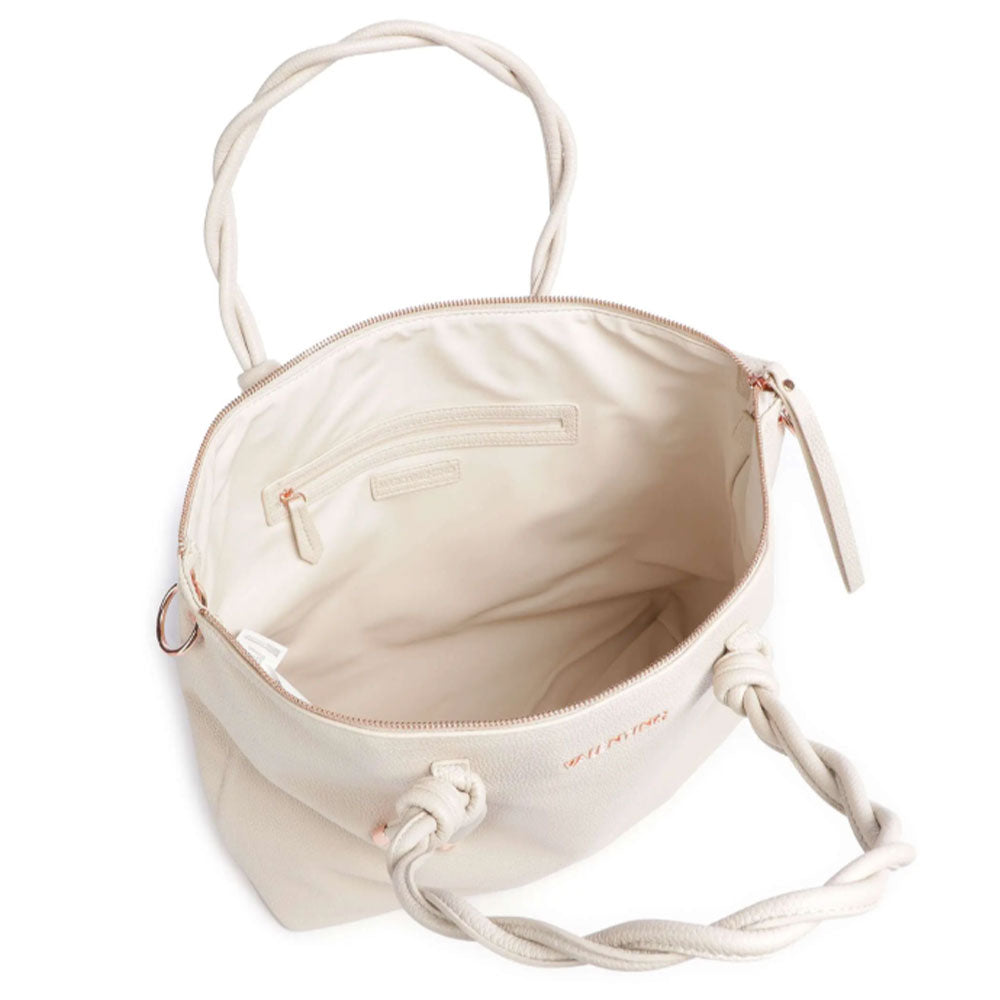 Borsa Donna Shopper a Spalla VALENTINO BAGS linea Scarlett Re Colore Ecru