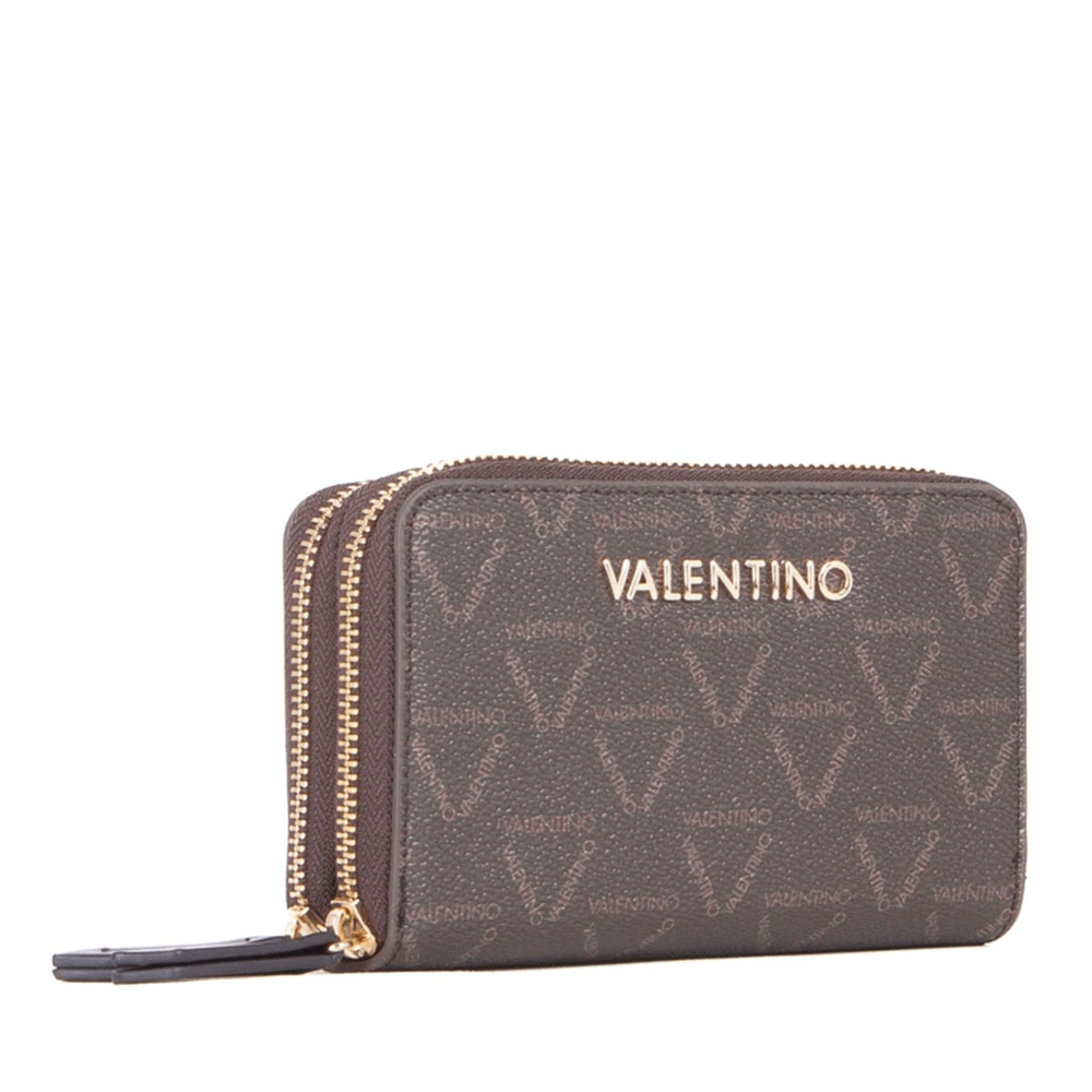 Portafoglio Donna Piccolo VALENTINO BAGS Due Scomparti Linea Lady Re Colore Moro - Nero