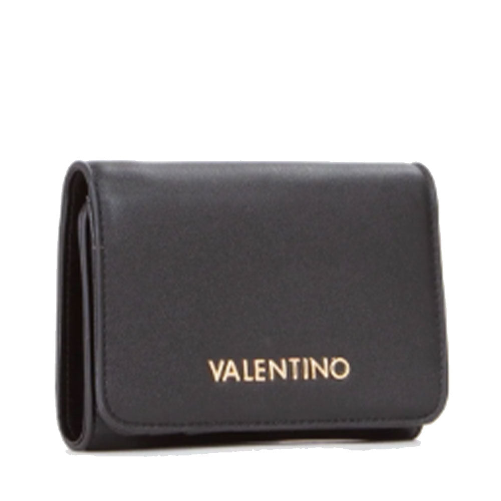 Portafoglio Donna VALENTINO BAGS Chiuso con Bottone Linea Jasmin Colore Nero