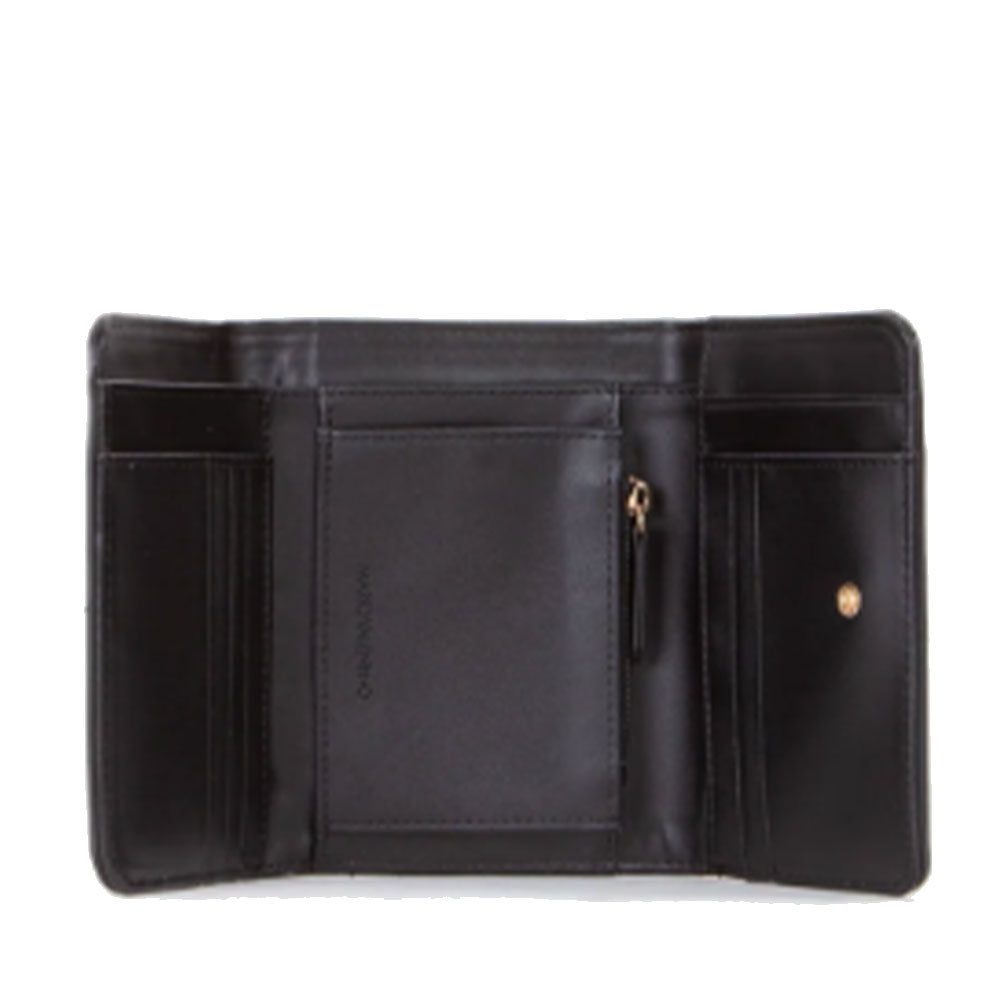Portafoglio Donna VALENTINO BAGS Chiuso con Bottone Linea Jasmin Colore Nero