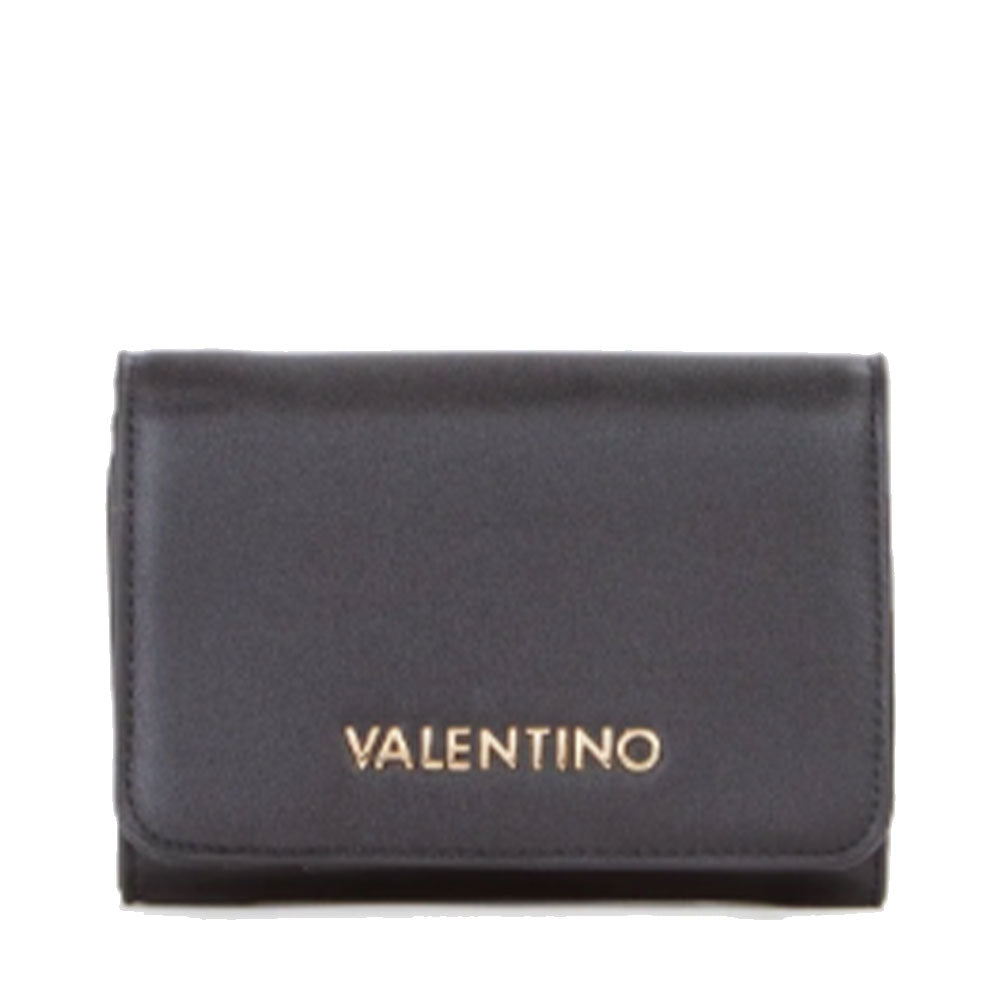 Portafoglio Donna VALENTINO BAGS Chiuso con Bottone Linea Jasmin Colore Nero