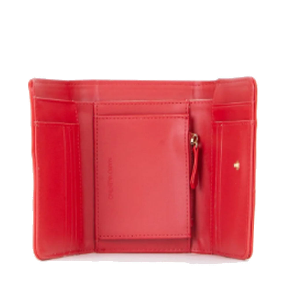 Portafoglio Donna VALENTINO BAGS Chiuso con Bottone Linea Jasmin Colore Rosso