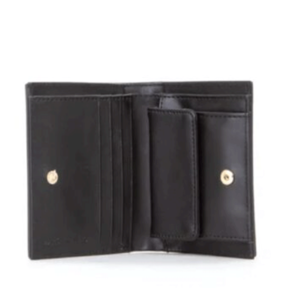 Portafoglio Donna Piccolo Chiuso con Bottone VALENTINO BAGS Linea Sunshine Re Colore Nero