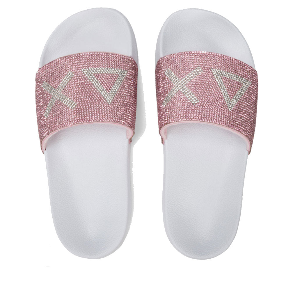 SUN68 SLIPPERS LOGO LINIE
Damen Hausschuhe in Weiß - Rosa - X35205