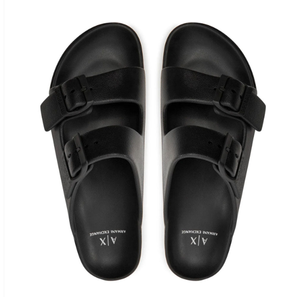 ARMANI EXCHANGE
Damen Slipper mit Doppelband in der Farbe Schwarz