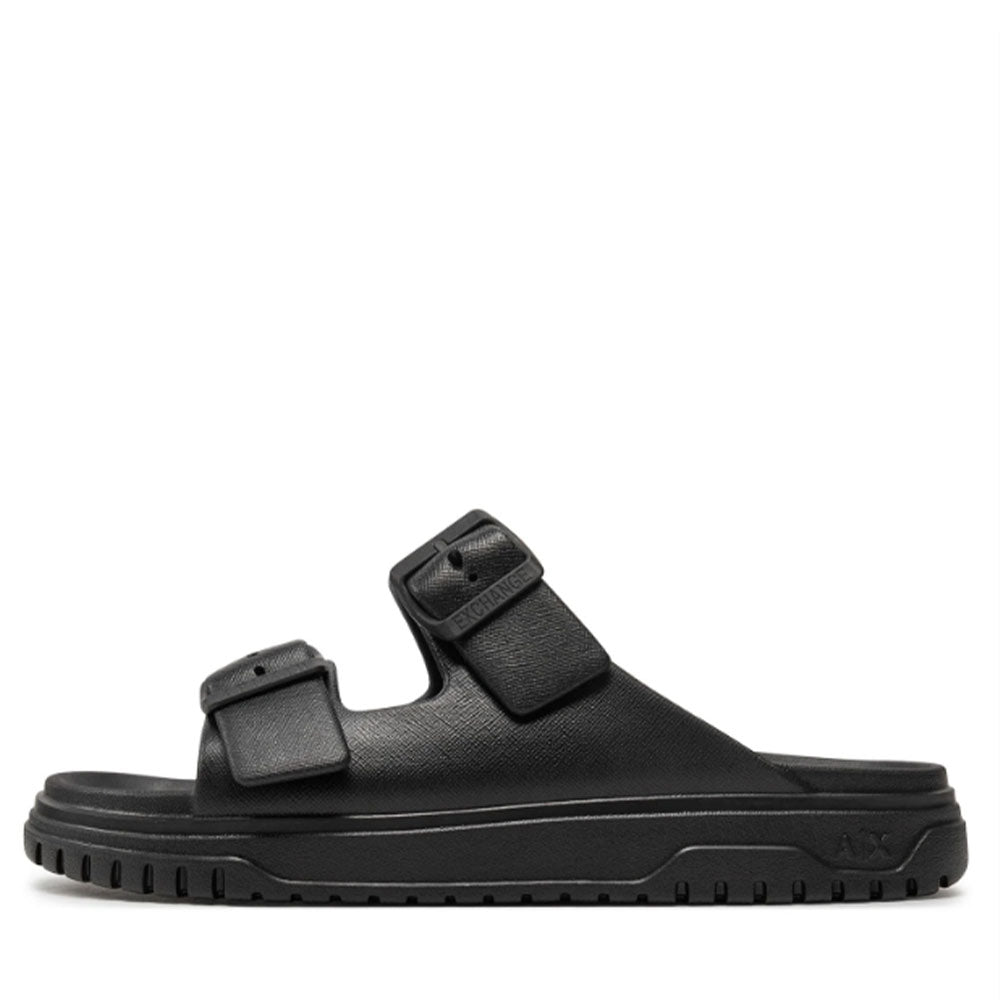 ARMANI EXCHANGE
Damen Slipper mit Doppelband in der Farbe Schwarz