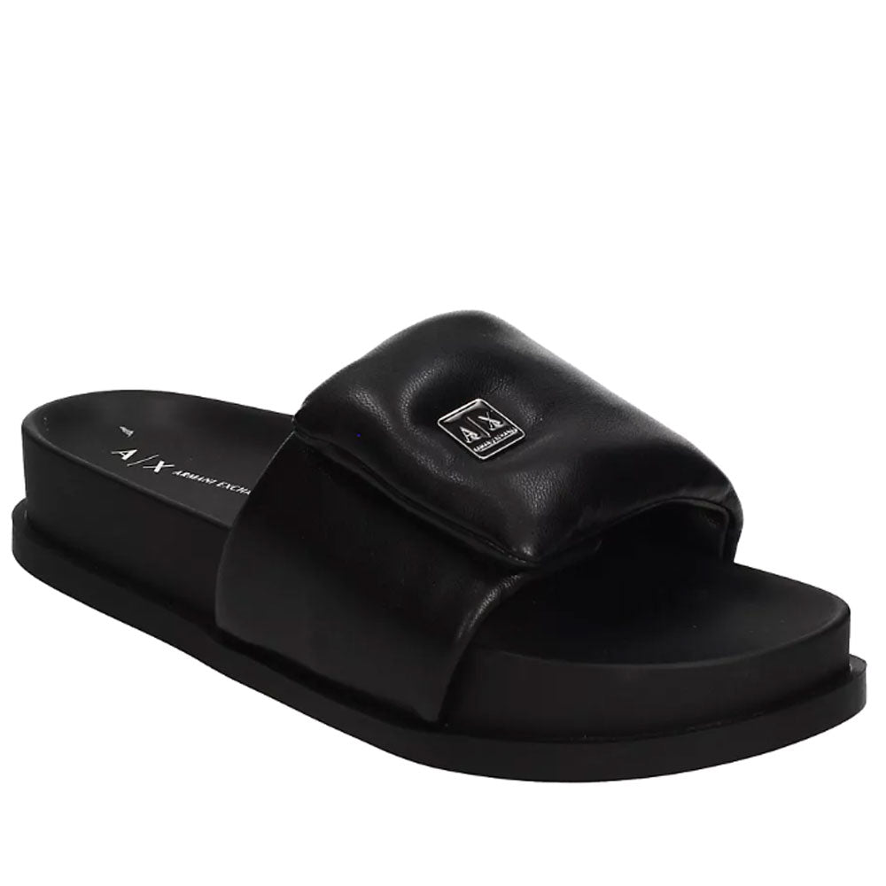 ARMANI EXCHANGE
Damen Slipper mit Gepolstertem Band Farbe Schwarz