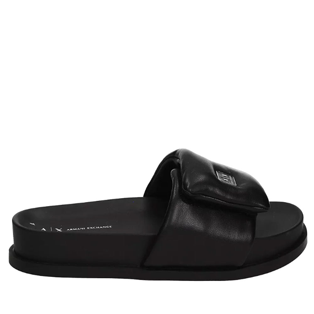 ARMANI EXCHANGE
Damen Slipper mit Gepolstertem Band Farbe Schwarz