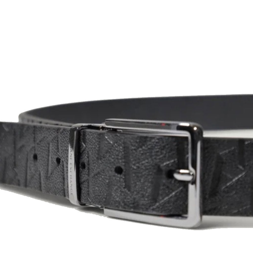 Herrengürtel mit ARMANI EXCHANGE Logo Farbe Schwarz