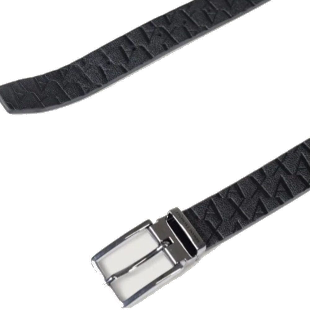 Herrengürtel mit ARMANI EXCHANGE Logo Farbe Schwarz