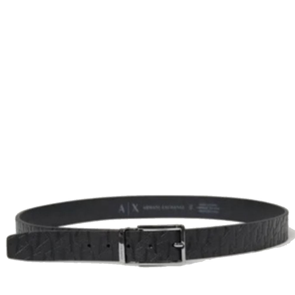 Herrengürtel mit ARMANI EXCHANGE Logo Farbe Schwarz