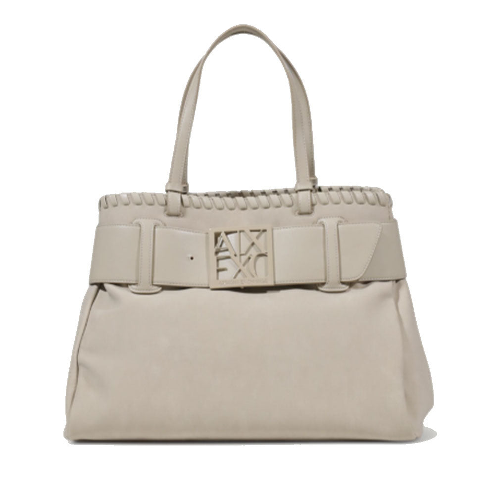 Borsa Donna a Mano con Tracolla ARMANI EXCHANGE colore Valley con Bordo Intrecciato