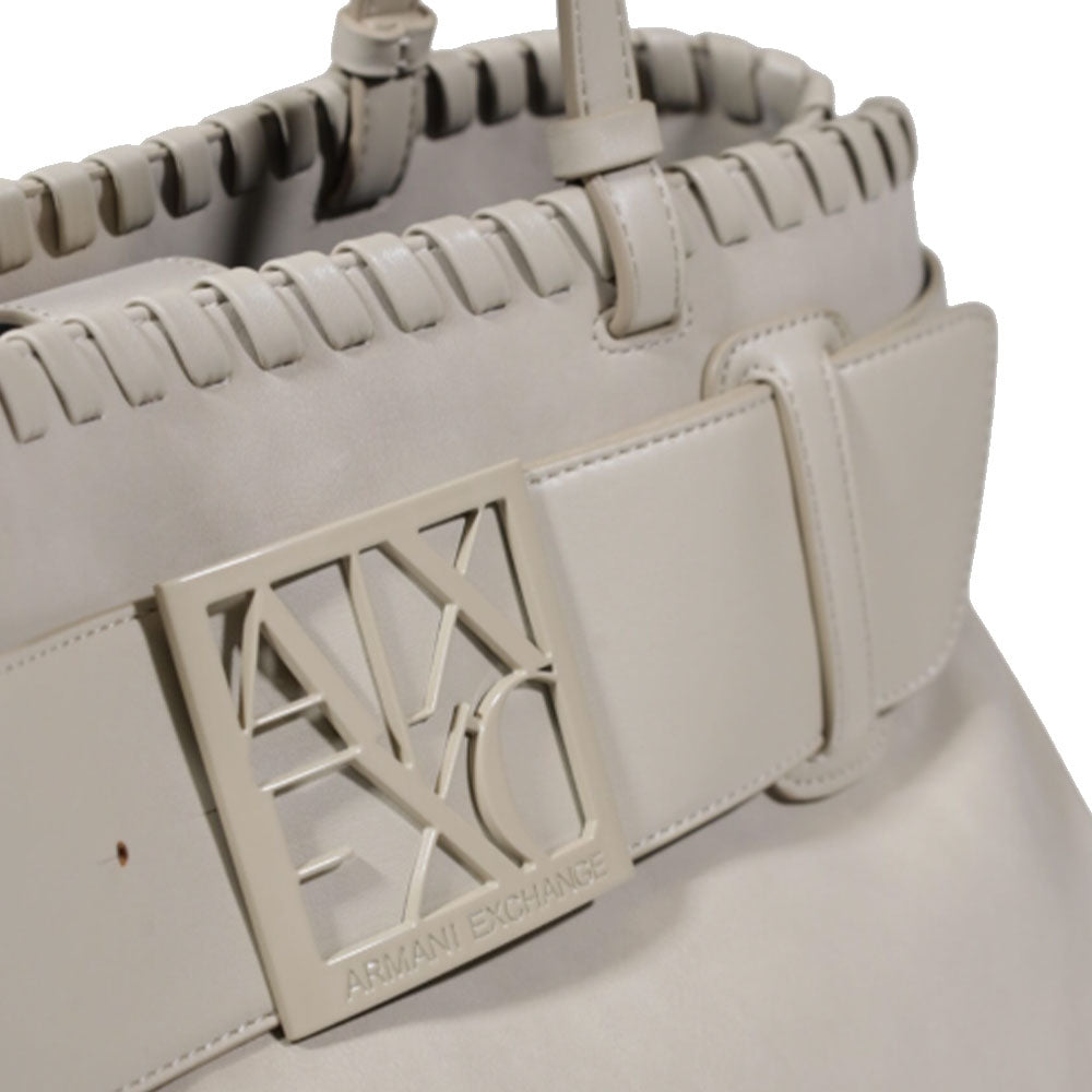 Borsa Donna a Mano con Tracolla ARMANI EXCHANGE colore Valley con Bordo Intrecciato