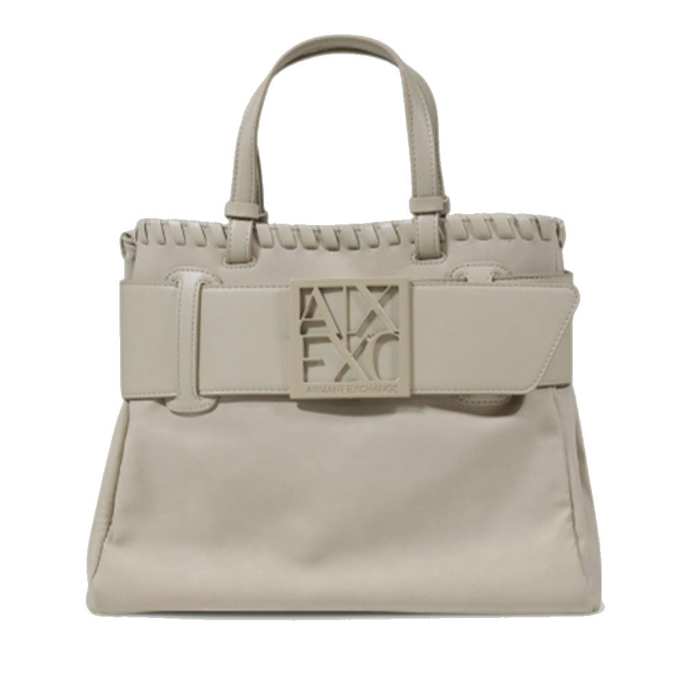 Borsa Donna a Mano ARMANI EXCHANGE colore Valley con Bordo Intrecciato Misura Piccola