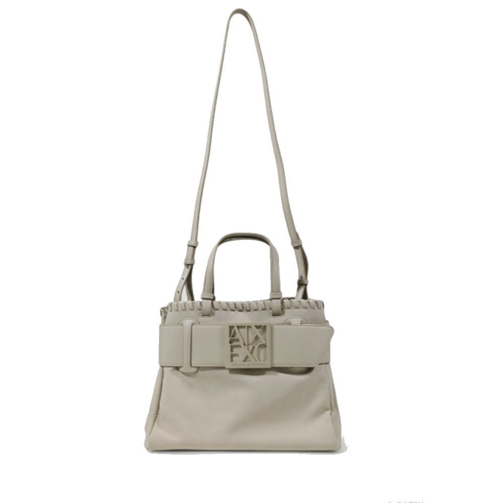 Borsa Donna a Mano ARMANI EXCHANGE colore Valley con Bordo Intrecciato Misura Piccola