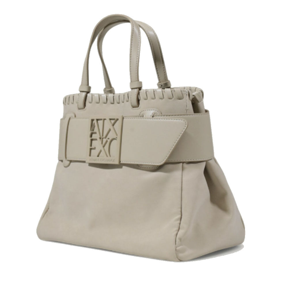 Borsa Donna a Mano ARMANI EXCHANGE colore Valley con Bordo Intrecciato Misura Piccola