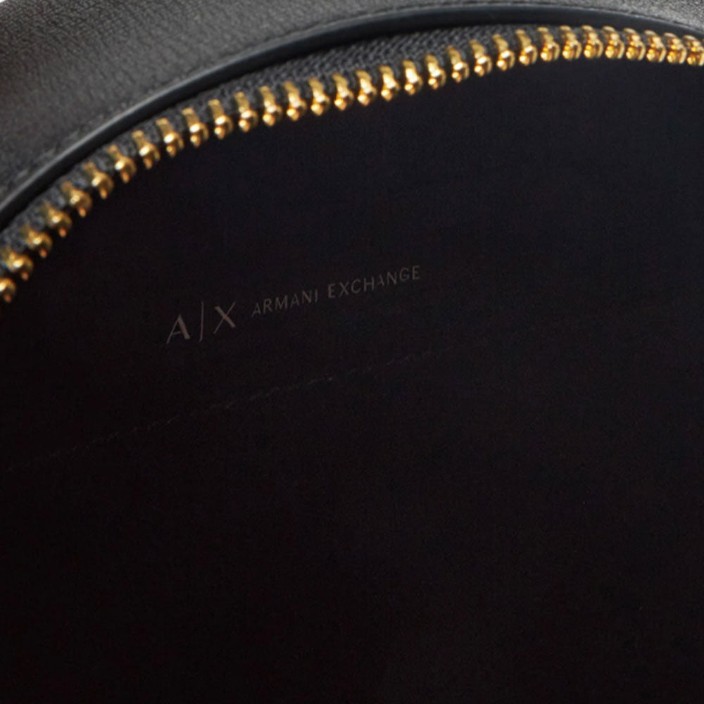 ARMANI EXCHANGE Damenrucksack geschlossen mit Reißverschluss in Schwarz