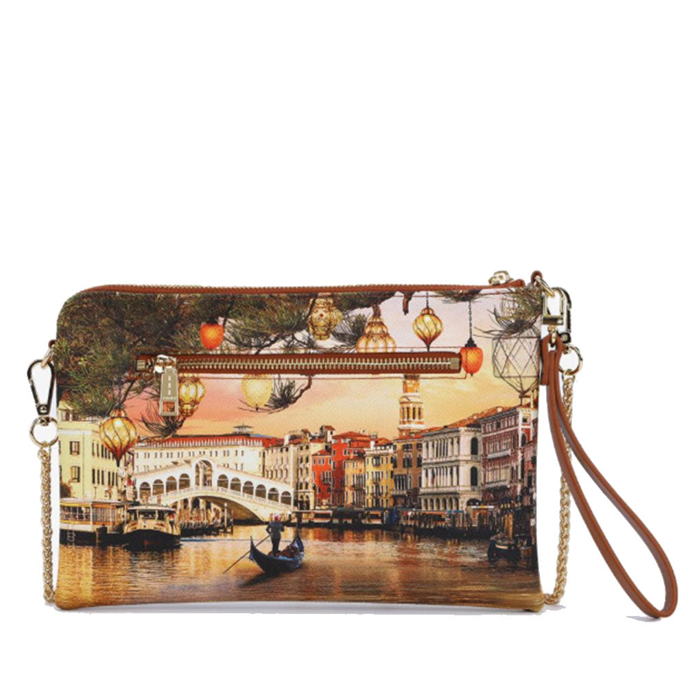 Borsa Donna Y NOT Pochette con Tracolla YES-303 Christmas Venice
