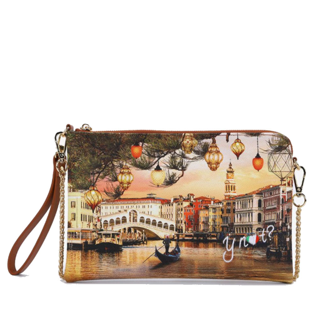 Borsa Donna Y NOT Pochette con Tracolla YES-303 Christmas Venice