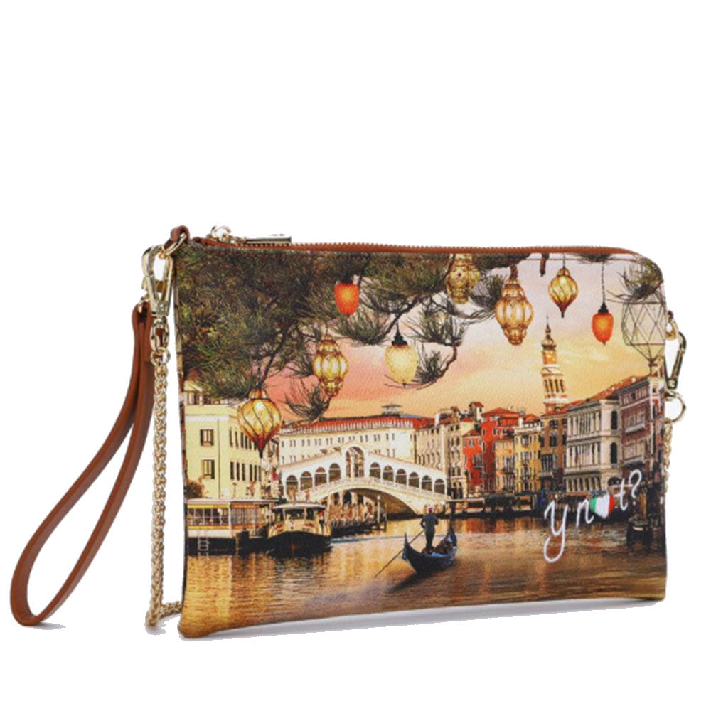 Borsa Donna Y NOT Pochette con Tracolla YES-303 Christmas Venice