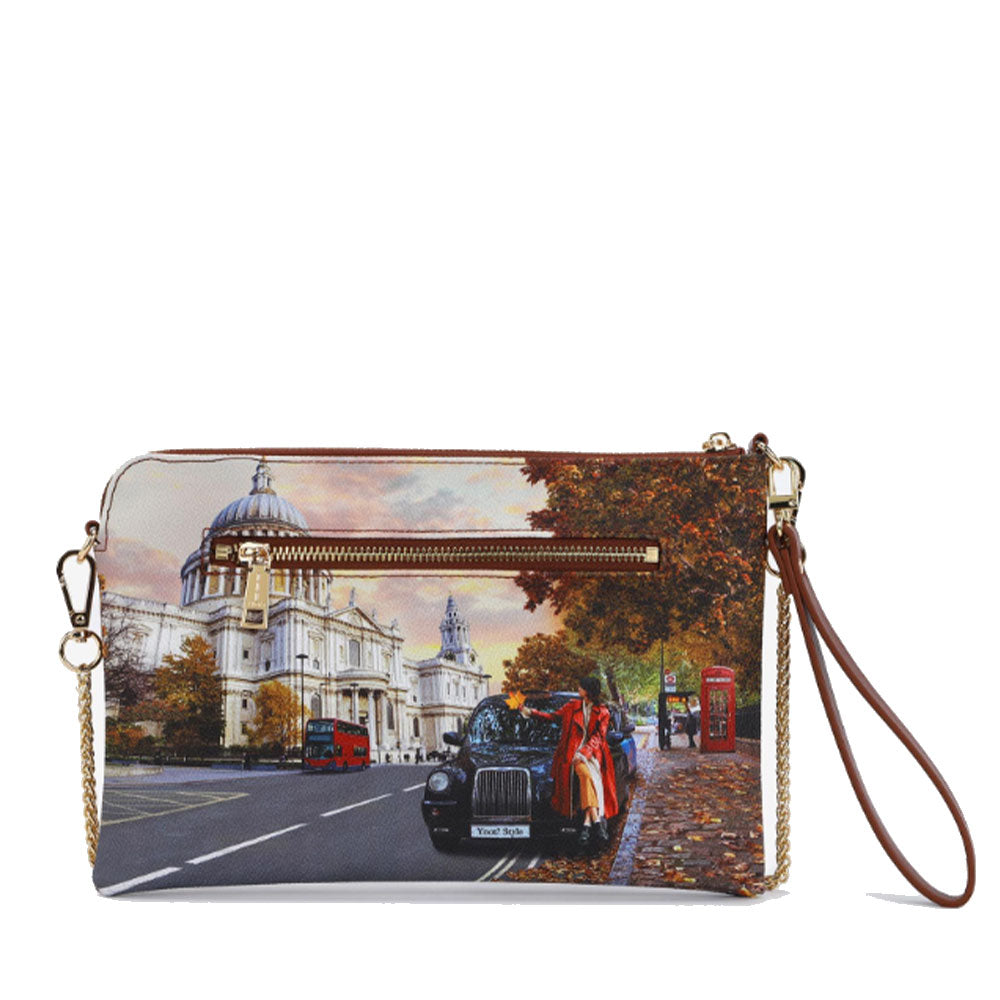 Borsa Donna Y NOT Pochette con Tracolla YES-303 London Tourist