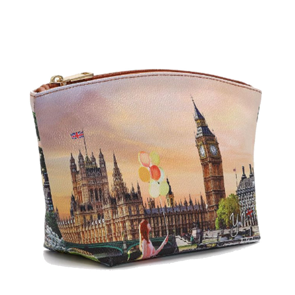 Kosmetiktasche Medium Y NOT YES-309 Gelbe Blumen