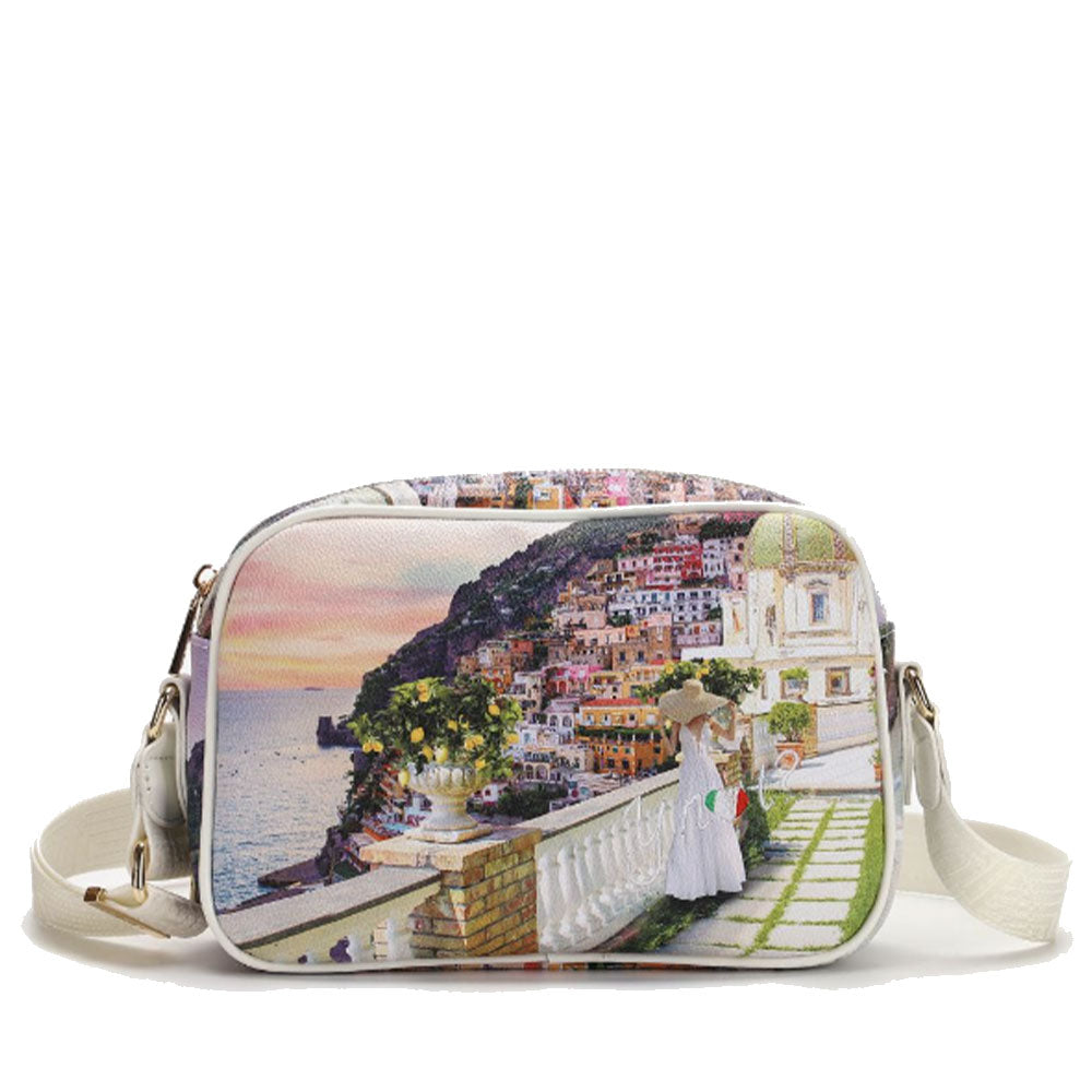 Borsa Donna Y NOT a Tracolla YES-310 Stampa Romantic Coast