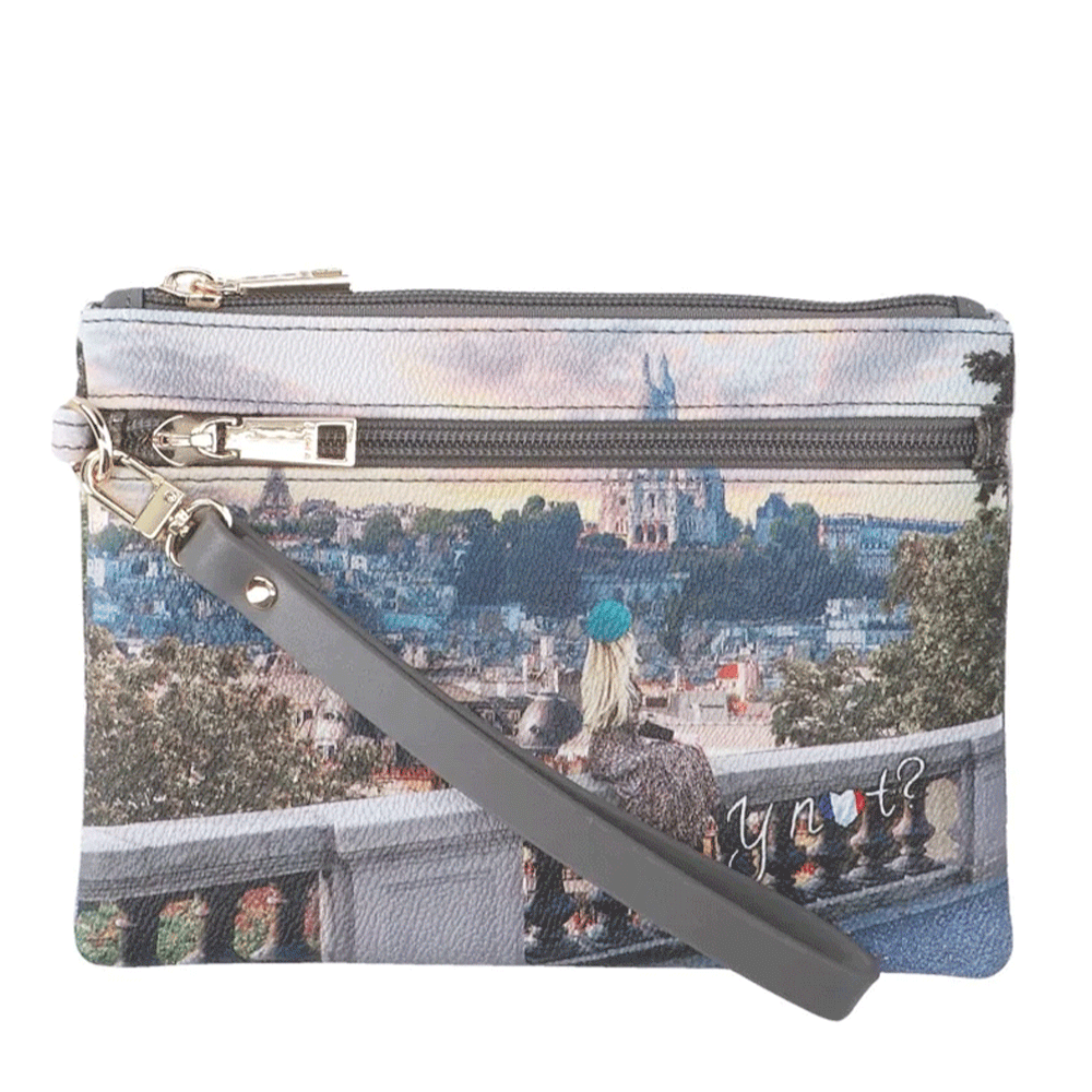 Pochette Media Donna con Zip Y NOT YES-343 Coeur De Paris