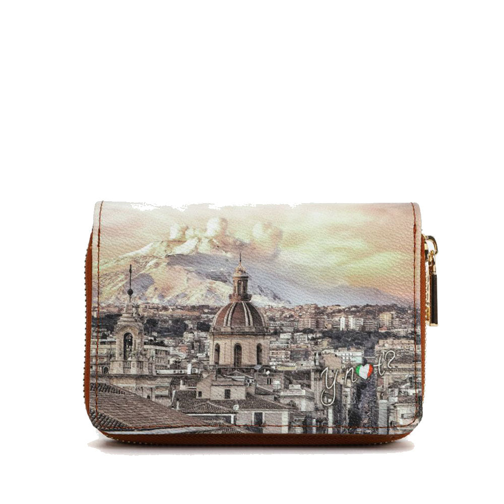Portafoglio Donna Piccolo Y NOT YES-362 Stampa Etnea – Cuoieriashop
