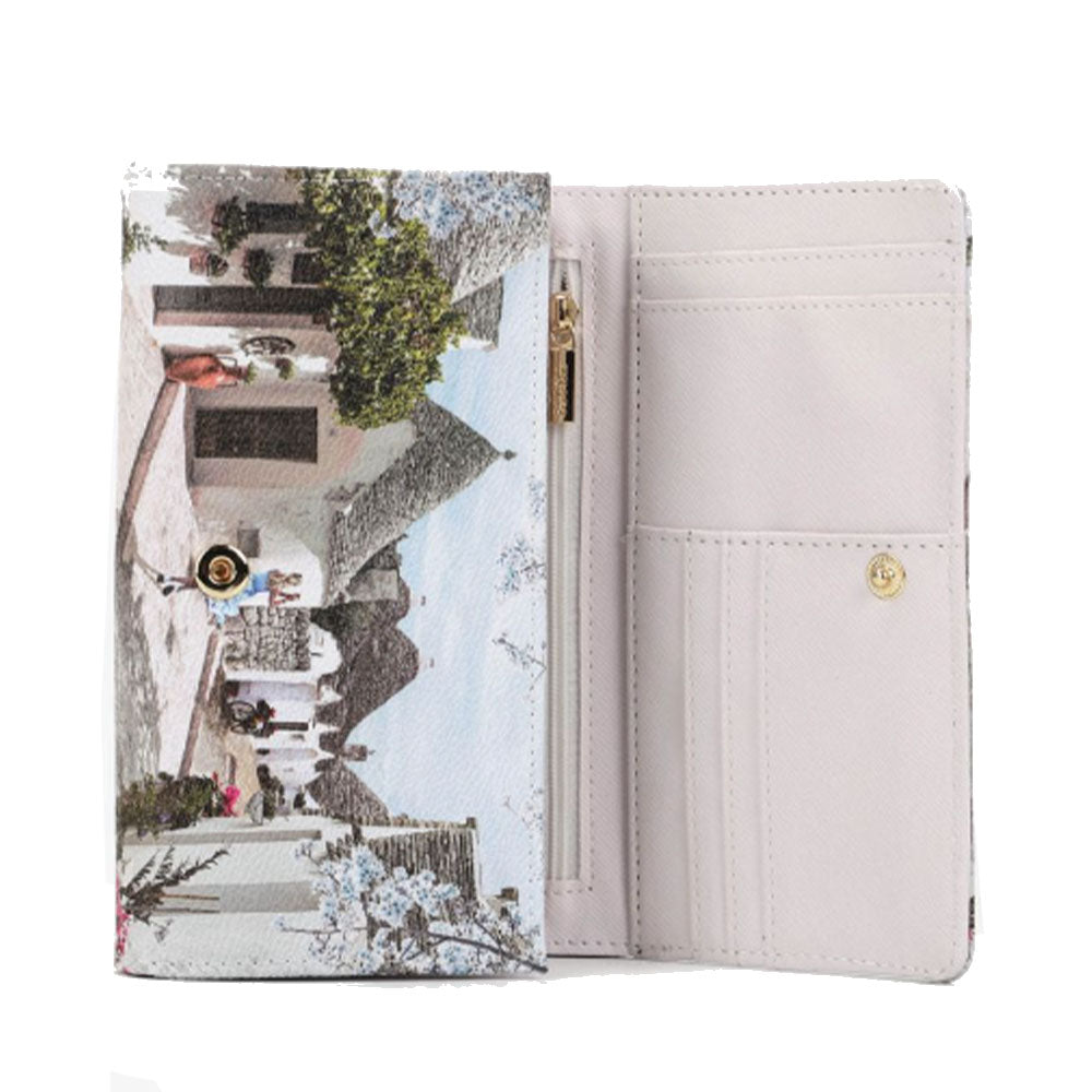 Y NOT
Damen Geldbörse geschlossen mit Knopf YES-364 Alice in Trulli Print