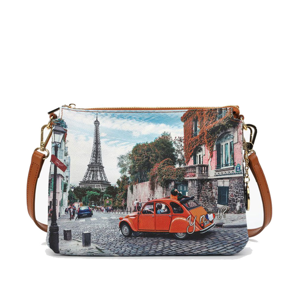 Borsa Donna a Tracolla 1A Classe Alviero Martini linea Geo Summer Dream in Pelle Bianca GV43 a Borsa Donna a Tracolla 1A Classe Alviero Martini linea Geo Summer Dream in Pelle Bianca GV43 a