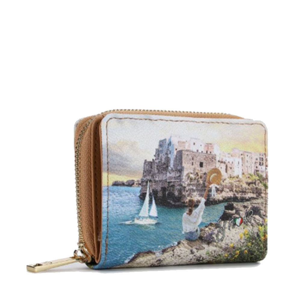 Portafoglio Donna Piccolo Y NOT YES-562 Stampa Polignano Summer
