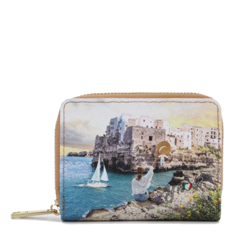 Portafoglio Donna Piccolo Y NOT YES-562 Stampa Polignano Summer