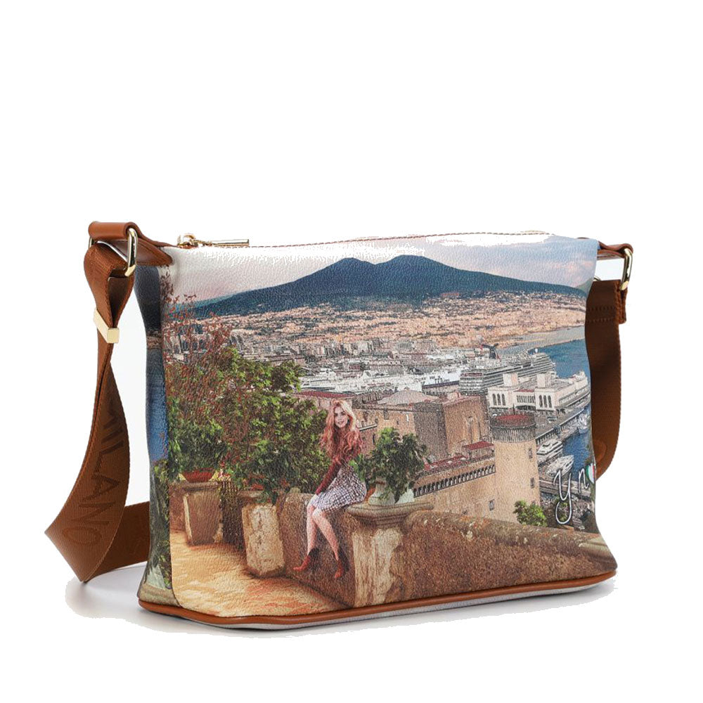 Borsa Donna Hobo Y NOT a Tracolla YES-592 Lemon Tree