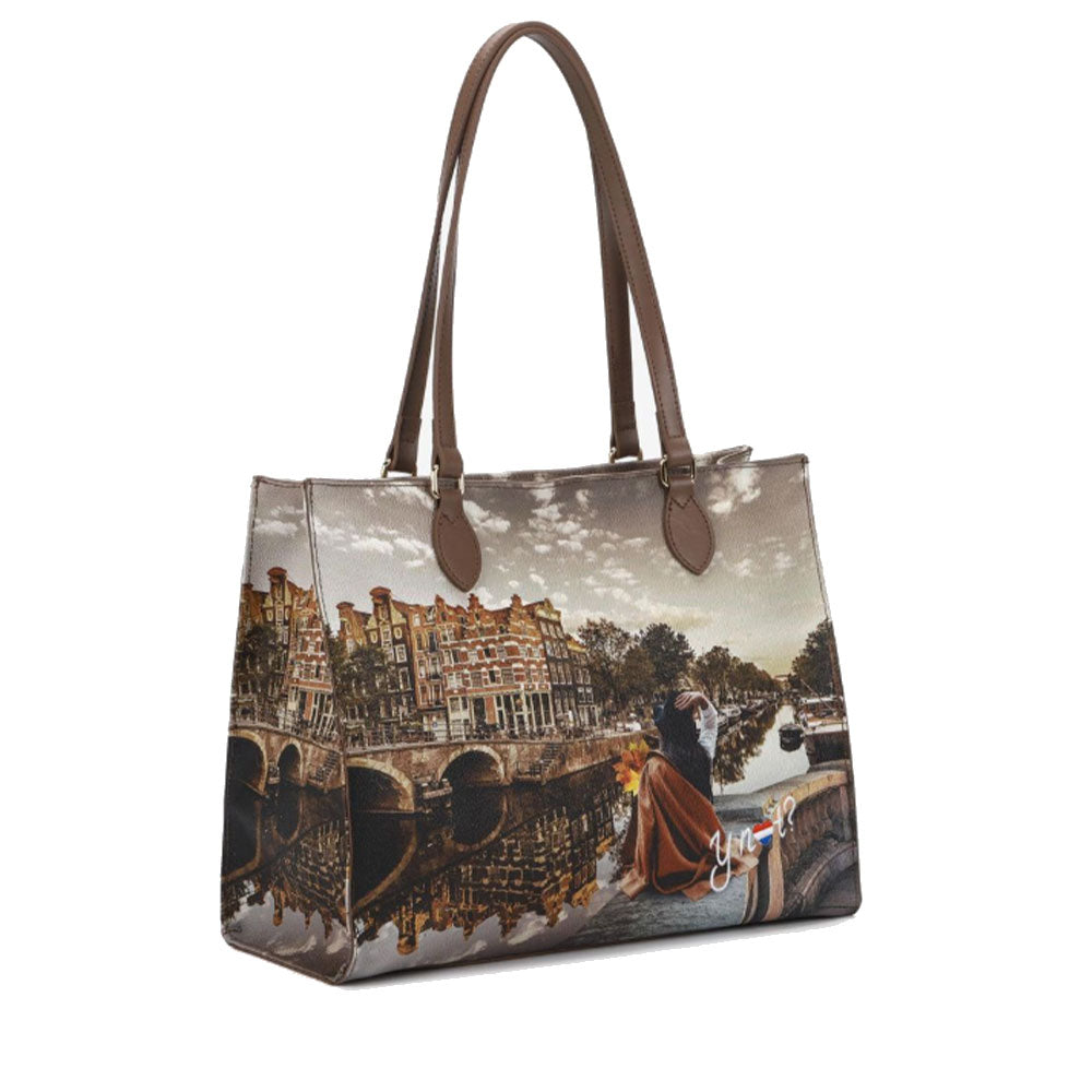 Damen Schultertasche Y NOT YES-602 Autumn in Holland Print
