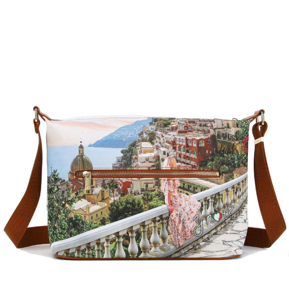 Borsa Donna Y NOT Hobo Easy Large a Tracolla YES-607 Dreaming Coast