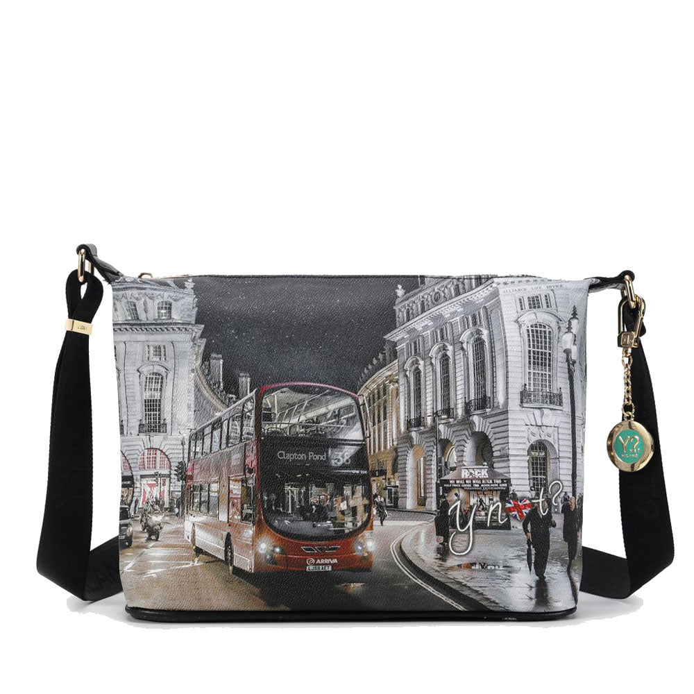 Borsa Donna Y NOT Hobo Easy Large a Tracolla YES-607 London By Night