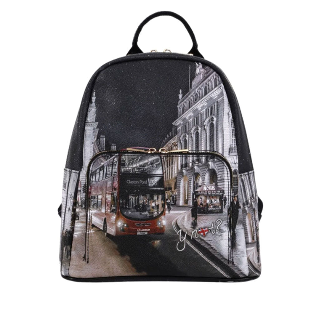 Y NOT Damenrucksack mit Außentasche YES-615 London By Night