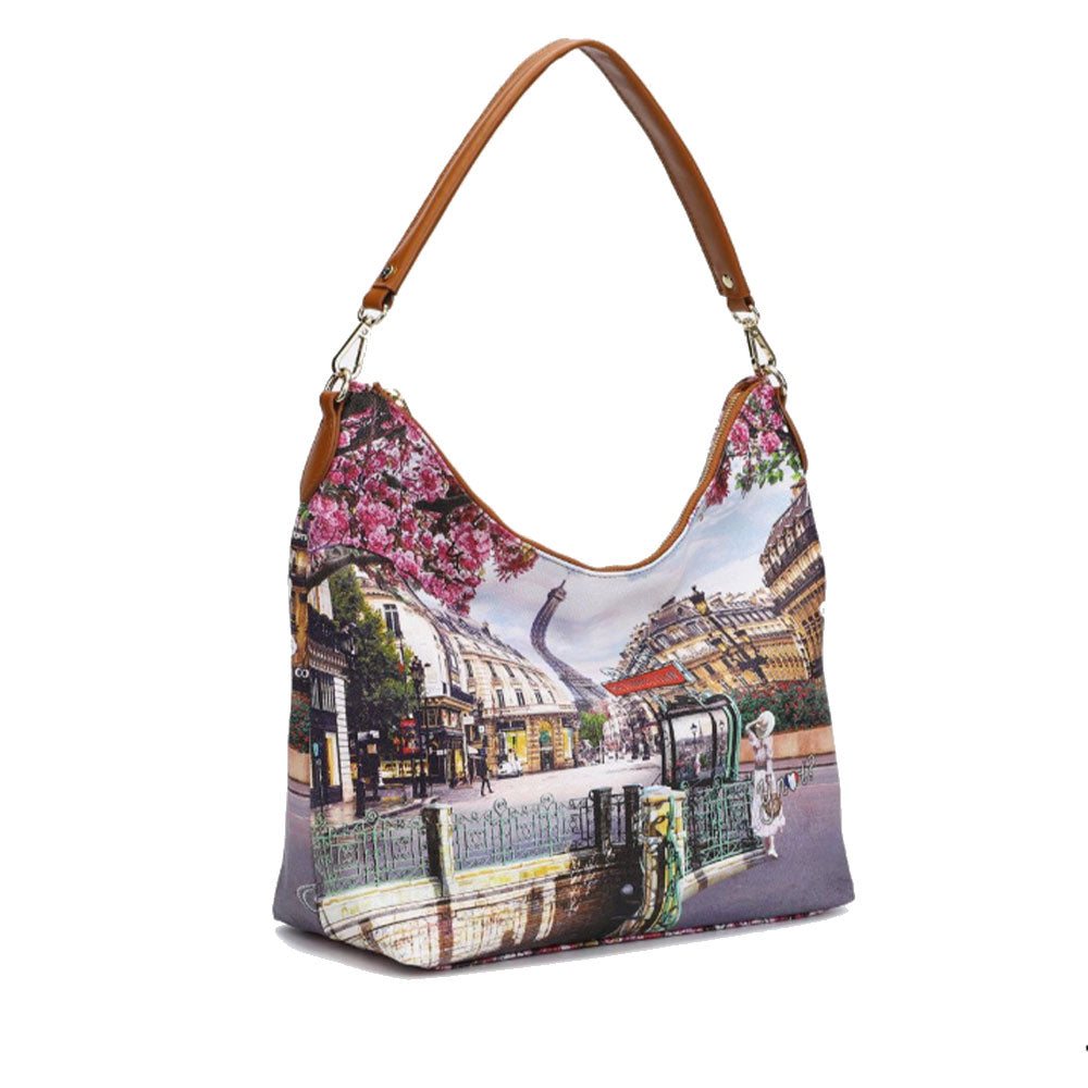 Y NOT Damen Hobo Schultertasche YES-618 Emily in Paris