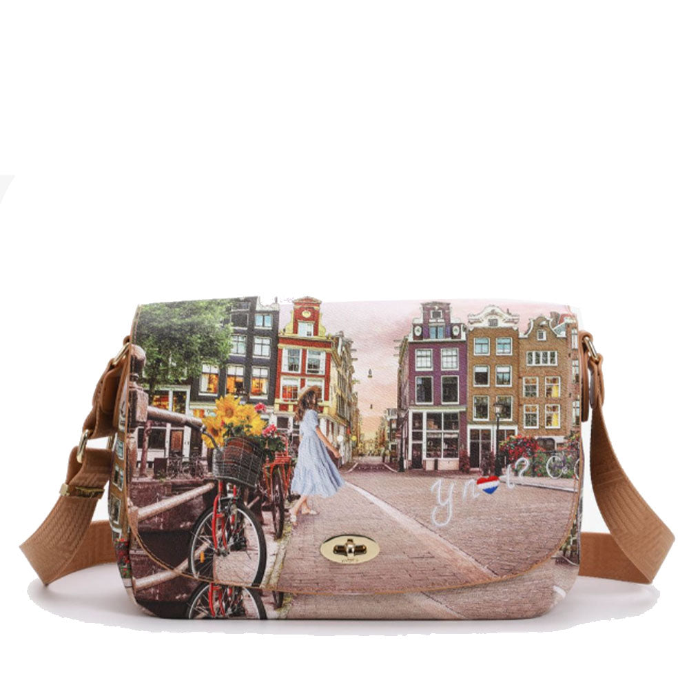 Borsa Donna a Tracolla Y NOT YES-631 Stampa Holland Dreams