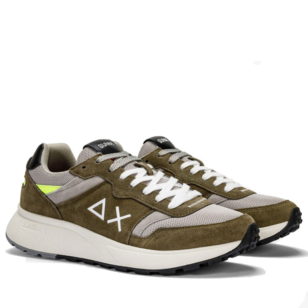 Scarpe Uomo Sun68 Sneakers Daddy Colore Militare