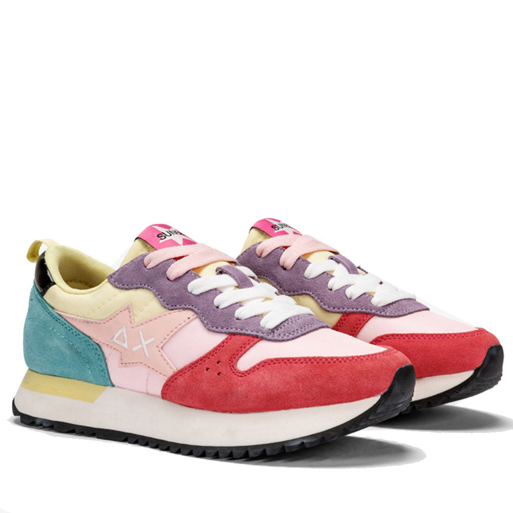 Scarpe Donna Sun68 Sneakers Stargirl Multicolor Colore Rosa