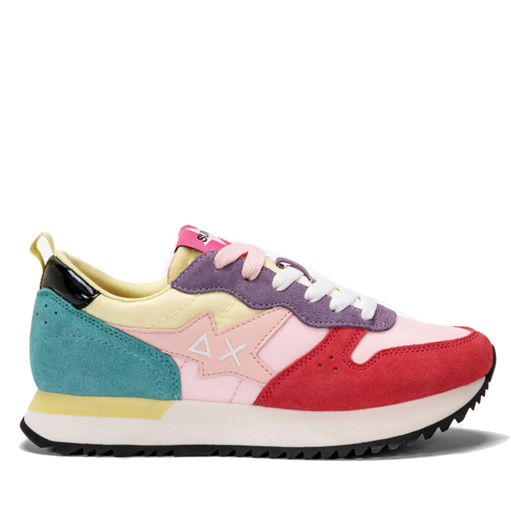 Scarpe Donna Sun68 Sneakers Stargirl Multicolor Colore Rosa