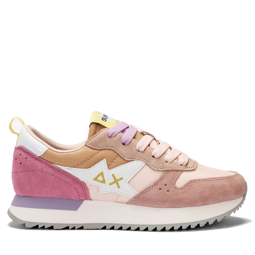 SUN68 Stargirl Glitter sneakers wit/zilver/roze SUN68 Stargirl Glitter sneakers wit/zilver/roze
