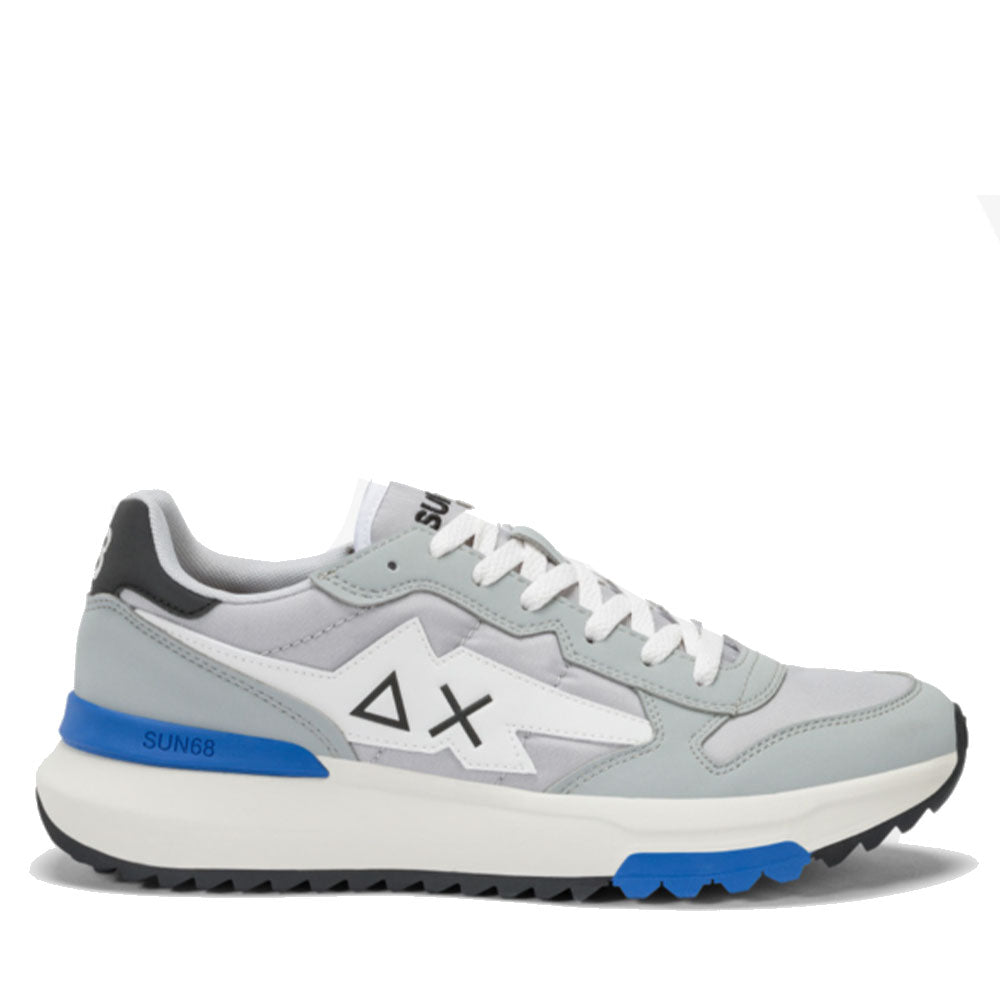 Sun68 Herrenschuhe Niki 2.0 Solid Hellgrau Sneakers - Z35120